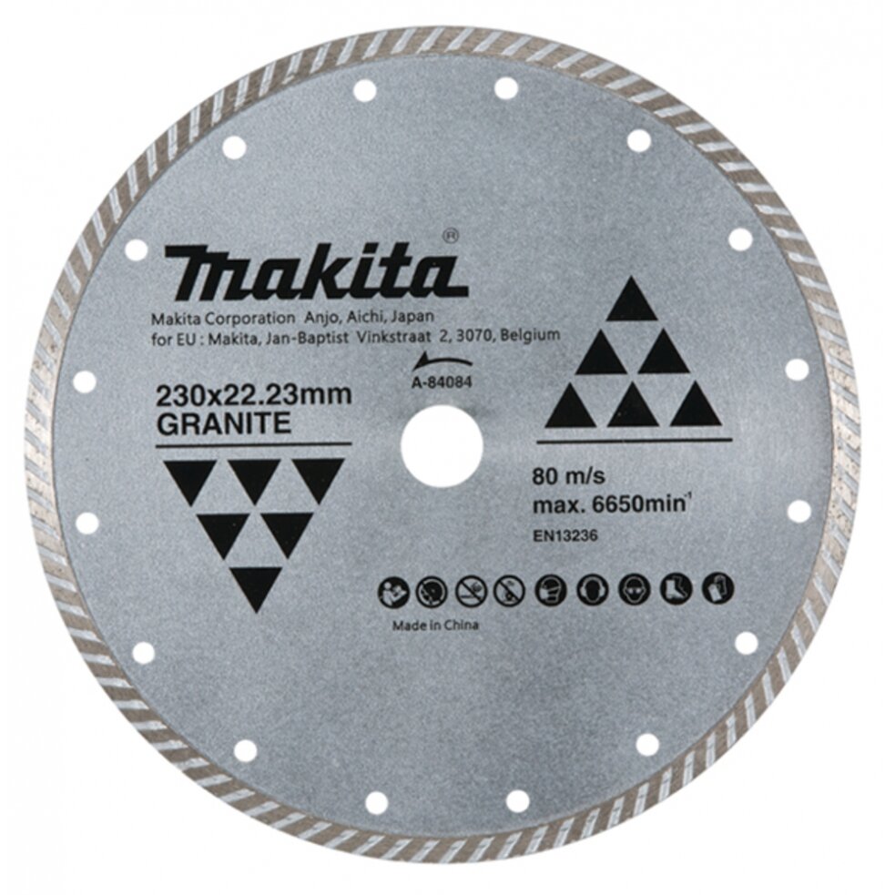 Deimantinis pjovimo diskas Makita A-84084, 230mm, akmeniui/betonui