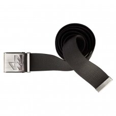 Diržas, elastinis North Ways 2011 Juodas su metaline sagtimi, universalaus dydžio