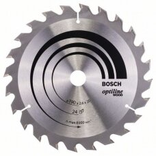 Bosch Disk.pjūkl.diskas 190x20m Optiline Wood