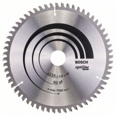 Bosch Disk.pjūkl.diskas 216x30 Optiline Wood