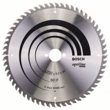 Bosch Disk.pjūkl.diskas 250x30m Optiline Wood