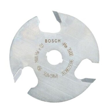 Diskinė griovelių freza Bosch, 8 mm, D1 50,8 mm, L 2 mm, 2608629386 Diskinė griovelių freza Bosch, 8 mm, D1 50,8 mm, L 2 mm, 2608629386