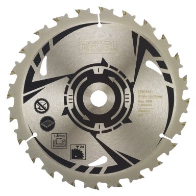 Diskinio pjūklo geležtė, 184 mm Ryobi CSB184A1 Diskinio pjūklo geležtė, 184 mm Ryobi CSB184A1