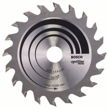 Bosch Disk.pjūkl.diskas 130x16m Optiline Wood Bosch Disk.pjūkl.diskas 130x16m Optiline Wood