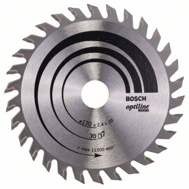Bosch Disk.pjūkl.diskas 130x16m Optiline Wood Bosch Disk.pjūkl.diskas 130x16m Optiline Wood