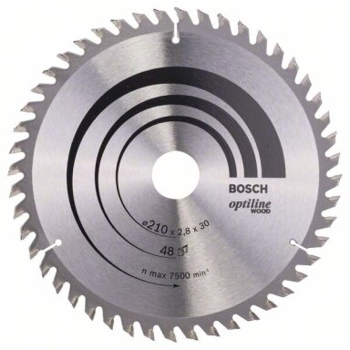 Bosch Disk.pjūkl.diskas 210x30 Optiline Wood
