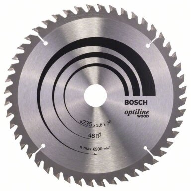 Bosch Disk.pjūkl.diskas 235x30 Optiline Wood