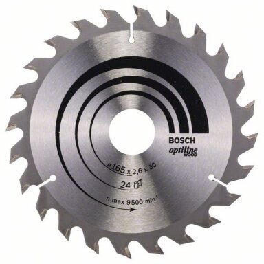 Bosch Disk.pjūkl.diskas165x30mm Optiline Wood Bosch Disk.pjūkl.diskas165x30mm Optiline Wood