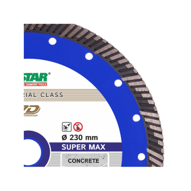 DISTAR SUPER MAX deimantinis diskas armuotam betonui, 230mm DISTAR SUPER MAX deimantinis diskas armuotam betonui, 230mm