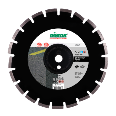 Distar deimantinio pjovimo diskas asfaltui Ø300x25,4 Distar deimantinio pjovimo diskas asfaltui Ø300x25,4