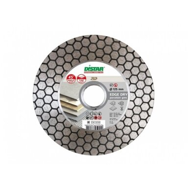 DISTAR EDGE DRY deimantinis diskas plytelėms, 115mm (11115546009) DISTAR EDGE DRY deimantinis diskas plytelėms, 115mm (11115546009)
