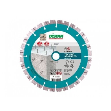 DISTAR TECHNIC ADVANCED Deimantinis diskas betonui, 150mm (14315347012)