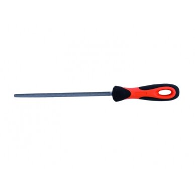 Dildė metalui Bahco ERGO™, apvali 10" 250mm, vidutinio stambumo Dildė metalui Bahco ERGO™, apvali 10" 250mm, vidutinio stambumo