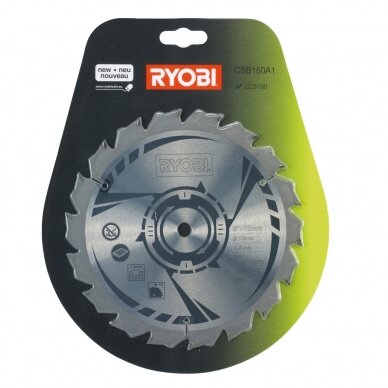 Diskinio pjūklo geležtė, 150 mm Ryobi CSB150A1 Diskinio pjūklo geležtė, 150 mm Ryobi CSB150A1