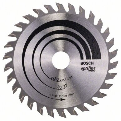 Bosch Disk.pjūkl.diskas 130x16m Optiline Wood Bosch Disk.pjūkl.diskas 130x16m Optiline Wood