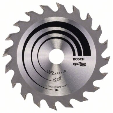 Bosch Disk.pjūkl.diskas 140x12, Optiline Wood Bosch Disk.pjūkl.diskas 140x12, Optiline Wood