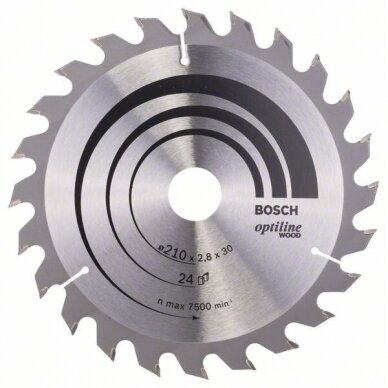 Bosch Disk.pjūkl.diskas 210x30m Optiline Wood Bosch Disk.pjūkl.diskas 210x30m Optiline Wood