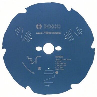 Bosch Disk.pjūkl.diskas FiberC. 254x30/25,4 mm,Z6 Bosch Disk.pjūkl.diskas FiberC. 254x30/25,4 mm,Z6