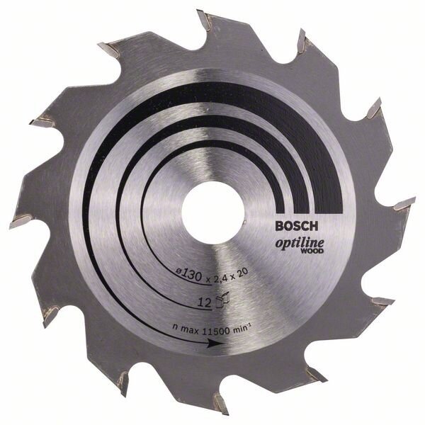 Bosch Disk.pjūkl.diskas 130x20 Optiline Wood Bosch Disk.pjūkl.diskas 130x20 Optiline Wood