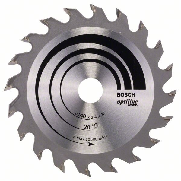 Bosch Disk.pjūkl.diskas 140x12, Optiline Wood Bosch Disk.pjūkl.diskas 140x12, Optiline Wood