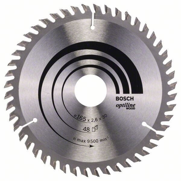 Bosch Disk.pjūkl.diskas 165x30 Optiline Wood Bosch Disk.pjūkl.diskas 165x30 Optiline Wood