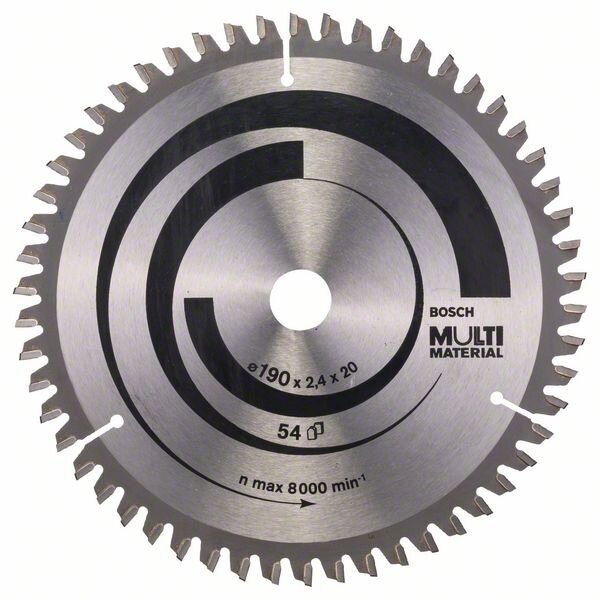Bosch Disk.pjūkl.diskas 190x20m Multi material Bosch Disk.pjūkl.diskas 190x20m Multi material