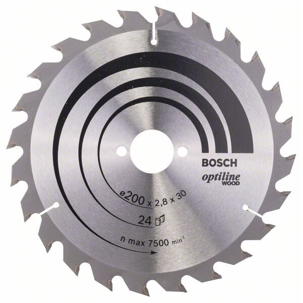 Bosch Disk.pjūkl.diskas 200x30m Optiline Wood Bosch Disk.pjūkl.diskas 200x30m Optiline Wood