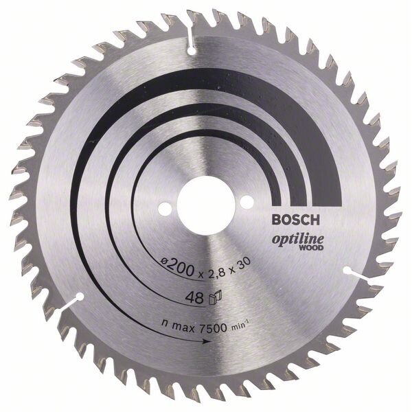 Bosch Disk.pjūkl.diskas 200x30m optiline wood Bosch Disk.pjūkl.diskas 200x30m optiline wood