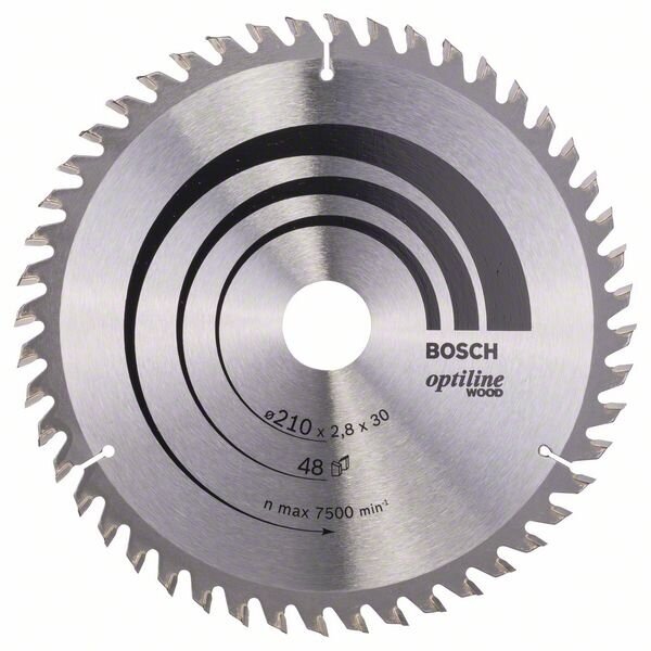 Bosch Disk.pjūkl.diskas 210x30 Optiline Wood Bosch Disk.pjūkl.diskas 210x30 Optiline Wood