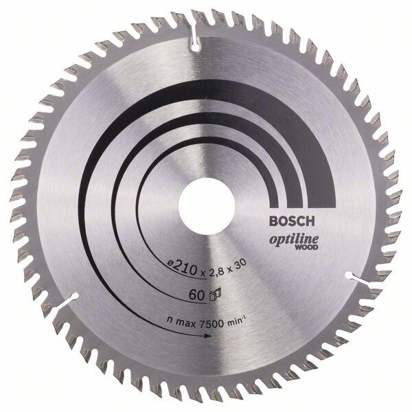 Bosch Disk.pjūkl.diskas 210x30 Optiline Wood Bosch Disk.pjūkl.diskas 210x30 Optiline Wood