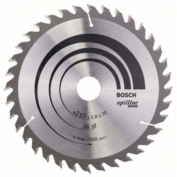 Bosch Disk.pjūkl.diskas210x30mm Optiline Wood Bosch Disk.pjūkl.diskas210x30mm Optiline Wood
