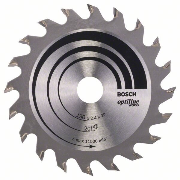 Bosch Disk.pjūkl.diskas 130x16m Optiline Wood Bosch Disk.pjūkl.diskas 130x16m Optiline Wood