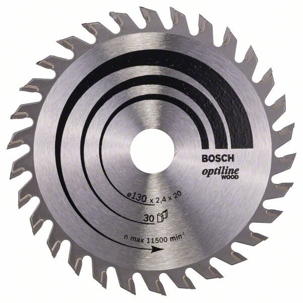 Bosch Disk.pjūkl.diskas 130x16m Optiline Wood Bosch Disk.pjūkl.diskas 130x16m Optiline Wood