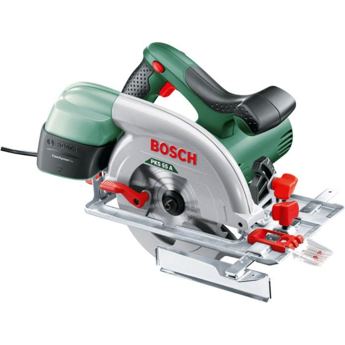 Diskinis pjūklas Bosch PKS 55 A, 1200W Diskinis pjūklas Bosch PKS 55 A, 1200W