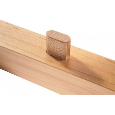 DOMINO buko medienos kaiščiai D 14x75/104 BU 3 DOMINO buko medienos kaiščiai D 14x75/104 BU 3