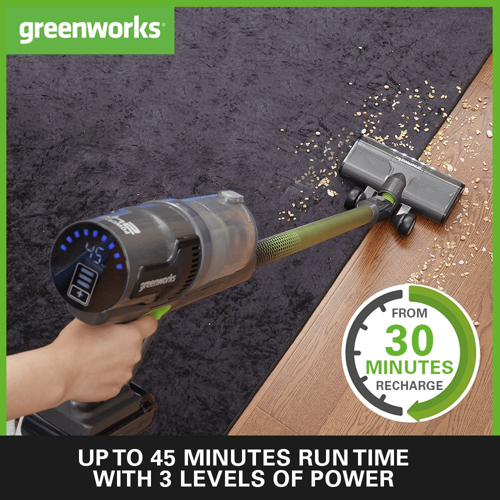 Greenworks GD24SVK4 DULKIŲ SIURBLYS-ŠLUOTA 24V su sienos laikikliu 6 Greenworks GD24SVK4 DULKIŲ SIURBLYS-ŠLUOTA 24V su sienos laikikliu 6