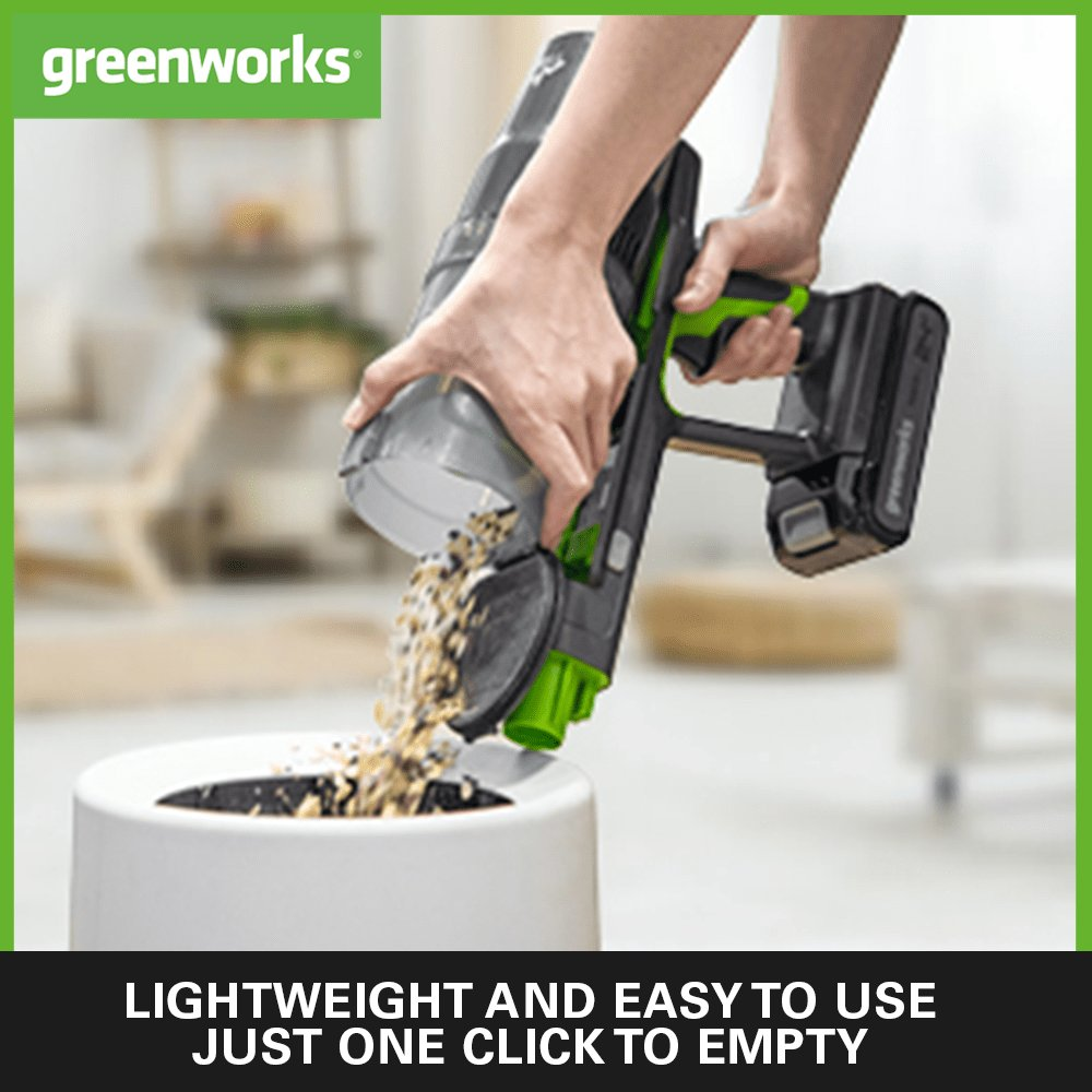 Greenworks GD24SVK4 DULKIŲ SIURBLYS-ŠLUOTA 24V su sienos laikikliu 9 Greenworks GD24SVK4 DULKIŲ SIURBLYS-ŠLUOTA 24V su sienos laikikliu 9