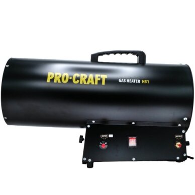 Dujinis šildytuvas „ProCraft H51” 3 Dujinis šildytuvas „ProCraft H51” 3
