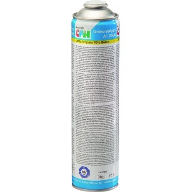 Dujų balionas 30% Propanas, 70% Butanas Triuso | 600ml/330g Dujų balionas 30% Propanas, 70% Butanas Triuso | 600ml/330g