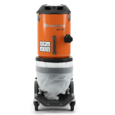 Dulkių siurblys Husqvarna DE110 i, 0,9 kW, 36 V, (be akum. ir krov) 2 Dulkių siurblys Husqvarna DE110 i, 0,9 kW, 36 V, (be akum. ir krov) 2