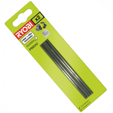 Dvi 82 mm obliaus geležtės Ryobi PB82A2 Dvi 82 mm obliaus geležtės Ryobi PB82A2