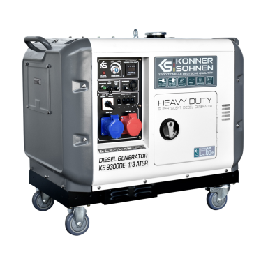 Dyzelinis generatorius Könner&Söhnen KS 9300DE-1/3 ATSR (EURO V), 7,5 kW Dyzelinis generatorius Könner&Söhnen KS 9300DE-1/3 ATSR (EURO V), 7,5 kW