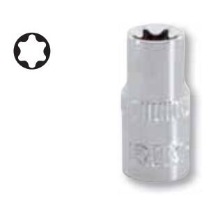 E-TORX galvutė E-4 1/4" Irimo blisteryje E-TORX galvutė E-4 1/4" Irimo blisteryje