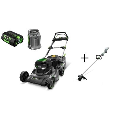 EGO POWER + LM2021E-SP, 50CM akumuliatorinė savaeigė vejapjovė (56V 5.0Ah akum.) + ST1300E TRIMERIS EGO POWER + LM2021E-SP, 50CM akumuliatorinė savaeigė vejapjovė (56V 5.0Ah akum.) + ST1300E TRIMERIS