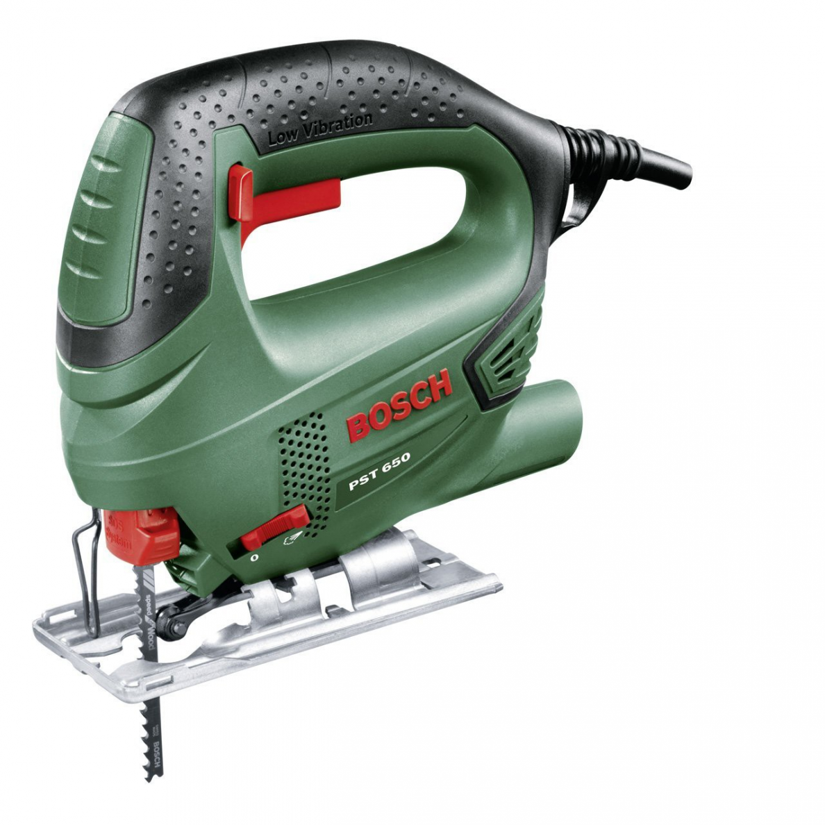 Elektrinis siaurapjūklis Bosch PST 650 Compact + pjūklelis, 500W Elektrinis siaurapjūklis Bosch PST 650 Compact + pjūklelis, 500W