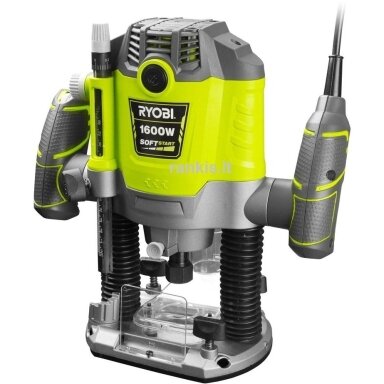 Elektrinė freza Ryobi RRT1600-K, 1600W Elektrinė freza Ryobi RRT1600-K, 1600W
