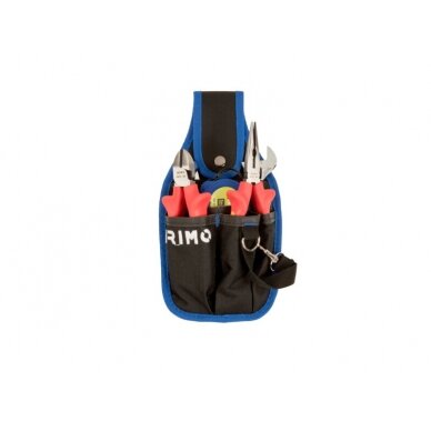 Electricians tools set 1000V 7 pcs in pouch (side cutting and combination pliers, adjustable wrench, measuring tape, knife, screwdrivers 2pcs) Electricians tools set 1000V 7 pcs in pouch (side cutting and combination pliers, adjustable wrench, measuring tape, knife, screwdrivers 2pcs)