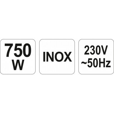 Elektrinis siurblys nešvariam vandeniui 750W, max 7.5m, 14000l/h INOX Flo 3 Elektrinis siurblys nešvariam vandeniui 750W, max 7.5m, 14000l/h INOX Flo 3