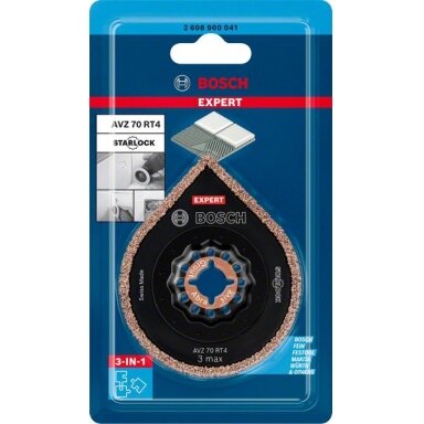 „EXPERT 3 max AVZ 70 RT4" daugiafunkcio įrankio cementavimo plokštė, 70 mm „EXPERT 3 max AVZ 70 RT4" daugiafunkcio įrankio cementavimo plokštė, 70 mm