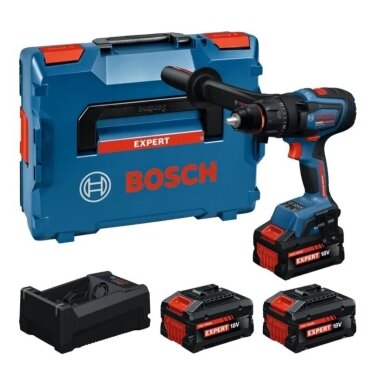 Akumuliatorinis smūginis gręžtuvas Bosch EXSB18V-150, 2x8EXBA,1x5.5 EXBA, GAL 12V/18V-80, LB 06019R3202 Akumuliatorinis smūginis gręžtuvas Bosch EXSB18V-150, 2x8EXBA,1x5.5 EXBA, GAL 12V/18V-80, LB 06019R3202